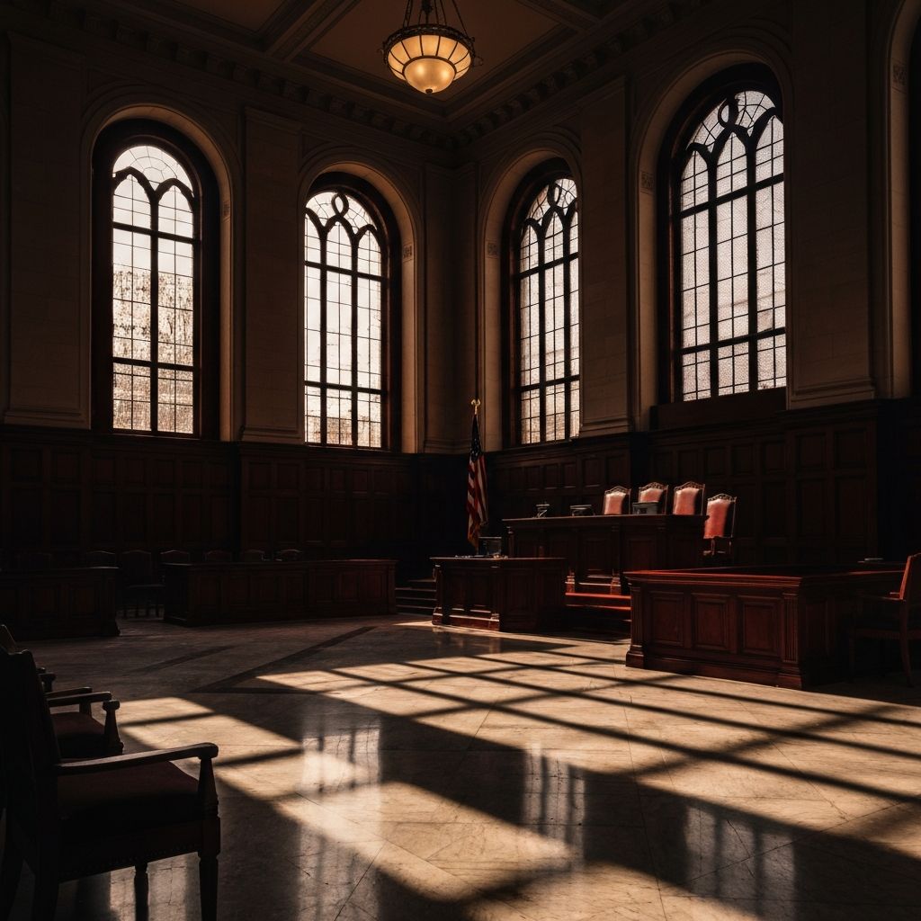 Courtroom interior